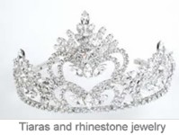 Rhinestone Tiaras and Jewelry